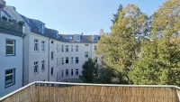 Blick vom Balkon