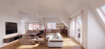 Exklusives Dachgeschoss mit Rooftop-Oase, 10439 Berlin, Dachgeschosswohnung