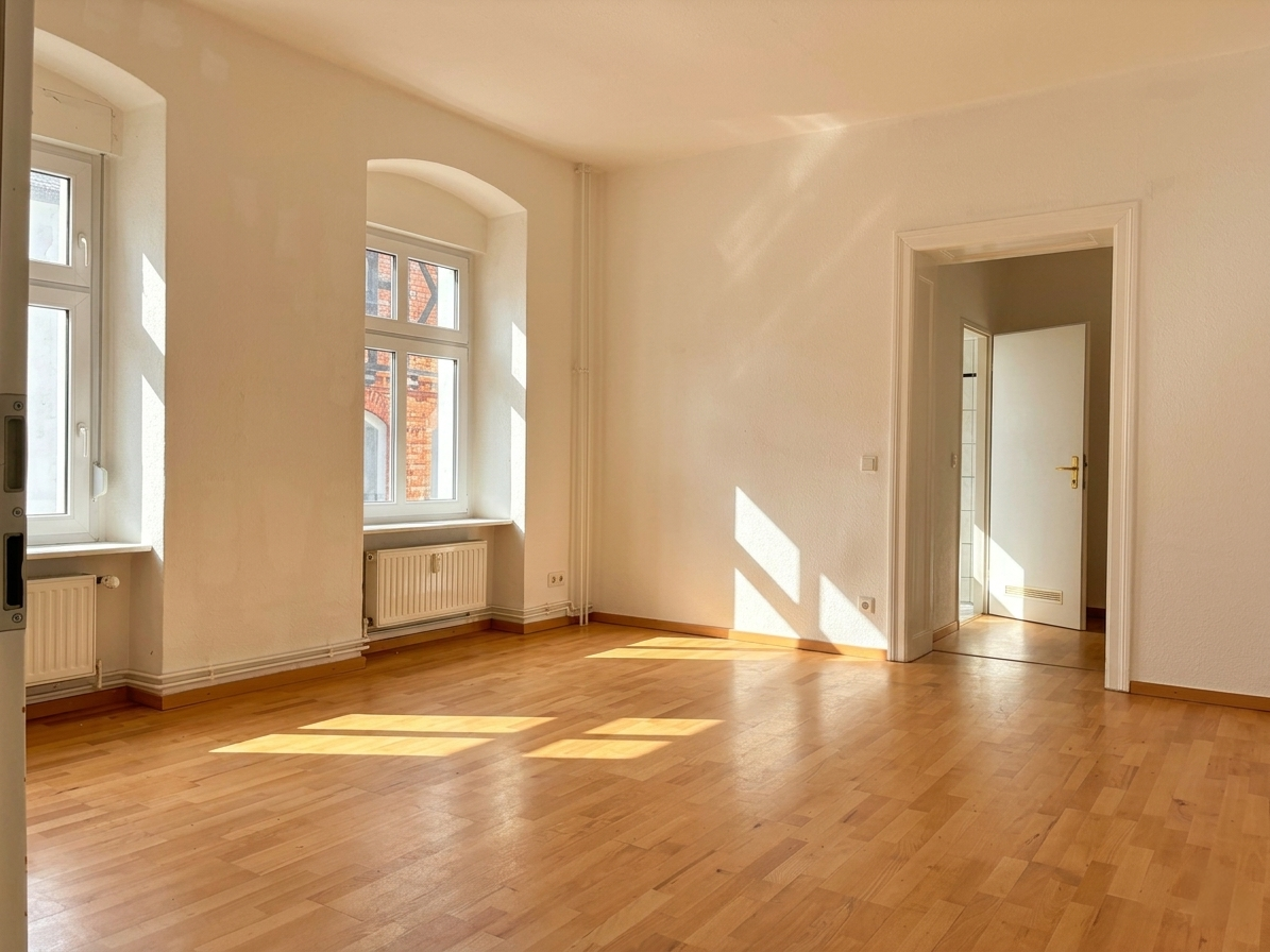 Sonnendurchflutetes Zimmer