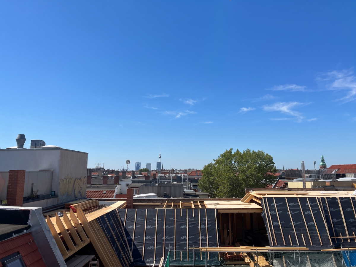 Ausblick von der Dachterrasse