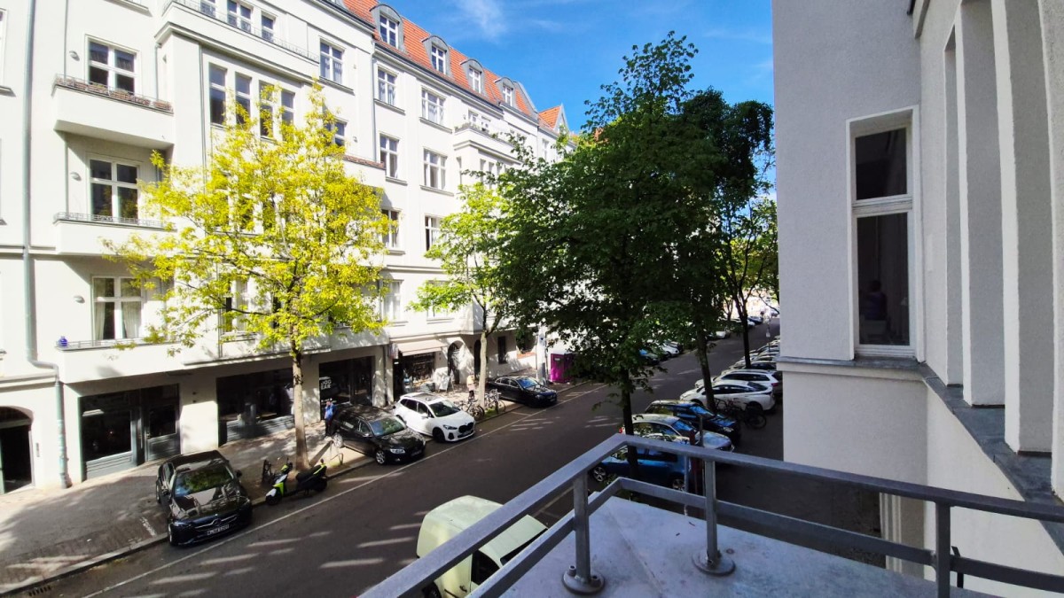 Ausblick vom Balkon